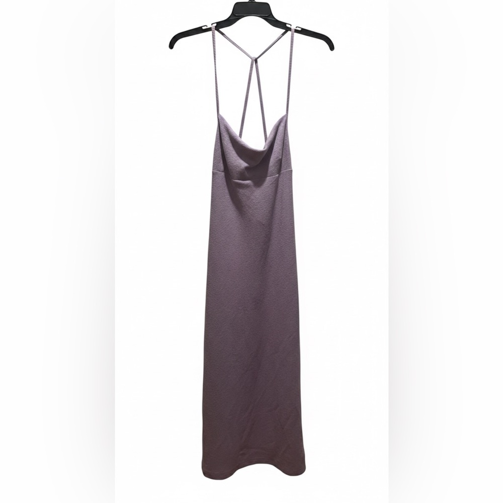 Free People Beach Moss Midi Dress Lavender Purple Large NWOT - Picture 2 of 9